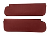 Sun Visors for 1969-1972 Chevrolet/GMC Truck, Blazer, Jimmy, Suburban [Madrid Grain Vinyl, Red] - image 1