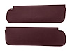 Sun Visors for 1969-1972 Chevrolet/GMC Truck, Blazer, Jimmy, Suburban [Madrid Grain Vinyl, Maroon] - image 1