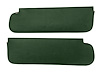 Sun Visors for 1969-1972 Chevrolet/GMC Truck, Blazer, Jimmy, Suburban [Madrid Grain Vinyl, Medium Green] - image 1