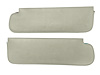 Sun Visors for 1969-1972 Chevrolet/GMC Truck, Blazer, Jimmy, Suburban [Madrid Grain Vinyl, Off White] - image 1