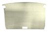 OE-Style Pressboard Headliner for 1988-1999 Chevrolet/GMC Standard Cab Truck [Vinyl w/Foam Backing, White] - image 1