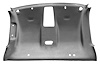 ABS Plastic Headliner for 1999-2006 Chevrolet/GMC 2-Door Standard Cab Truck [Overhead Console, Uncovered/Bare]