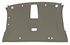ABS Plastic Headliner for 1999-2006 Chevrolet/GMC 2-Door Standard Cab Truck [Overhead Console, w/Foam Backing, Shale]