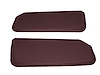 Sun Visors for 1988-1998 Chevrolet/GMC Truck [Madrid Grain Vinyl, Maroon] - image 1