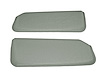 Sun Visors for 1988-1998 Chevrolet/GMC Truck [Madrid Grain Vinyl, Light Gray]