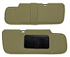 Sun Visors for 1999-2006 Chevrolet/GMC Truck [Foam Back Cloth, Natural Beige] - image 1