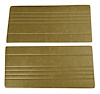 Front Door Panel Inserts for 1967-1972 Chevrolet/GMC Truck [Horizontal Seams, Oxen and Madrid, Buckskin] - image 1