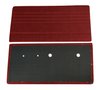 Front Door Panel Inserts for 1967-1972 Chevrolet/GMC Truck [Horizontal Seams, Oxen and Madrid, Firethorne Red] - image 3