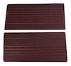 Front Door Panel Inserts for 1967-1972 Chevrolet/GMC Truck [Horizontal Seams, Oxen and Madrid, Maroon] - image 1