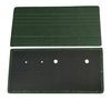 Front Door Panel Inserts for 1967-1972 Chevrolet/GMC Truck [Horizontal Seams, Oxen and Madrid, Dark Green] - image 3