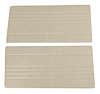 Front Door Panel Inserts for 1967-1972 Chevrolet/GMC Truck [Horizontal Seams, Oxen and Madrid, Off White]