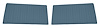 Front Door Panel Inserts for 1967-1972 Chevrolet/GMC Truck [Vertical Seams, Oxen and Madrid, Light Blue] - image 1