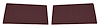 Front Door Panel Inserts for 1967-1972 Chevrolet/GMC Truck [Vertical Seams, Oxen and Madrid, Maroon] - image 1