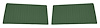 Front Door Panel Inserts for 1967-1972 Chevrolet/GMC Truck [Vertical Seams, Oxen and Madrid, Medium Green] - image 1