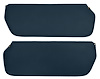 Sun Visors for 1973-1987 Chevrolet/GMC Truck, Suburban, Blazer, K5 Blazer, Jimmy [Sierra Grain Vinyl, Medium Blue] - image 1
