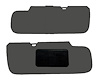 99-06 GM TRK VISORS DK GY - image 1