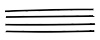 Inner & Outer Window Guide Felt Kit for 1964 Chevrolet Chevelle 2-Door Wagon, El Camino [4-Piece Original Style Material]