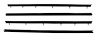 Inner & Outer Window Guide Felt Kit for 1968-1972 Chevrolet El Camino [4-Piece Replacement Style Material] - image 1