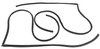 Complete Weatherstrip Kit Fits Select 1970-1978 Nissan 240Z, 260Z, 280Z 2-Door Coupe - image 4