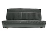 Front Bench Seat Upholstery for 1981-1987 Chevy/GMC Standard Cab Truck [With Deluxe Pleats, Charcoal Vinyl, Charcoal Velour] - image 1