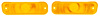 Parking Light Lenses for 1965 Chevrolet Chevelle, El Camino [Amber] - image 1