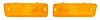 Parking Light Lenses for 1966 Chevrolet Chevelle, El Camino [Amber] - image 1