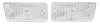 Parking Light Lenses for 1970 Chevrolet Chevelle [Clear] - image 1