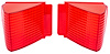 Tail Light Lenses for 1967 Chevrolet Chevelle & Malibu - image 1