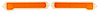 Front Side Marker Light Lenses for 1970-1972 Chevrolet Monte Carlo - image 1