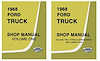 Shop Manual Set for 1968  F100, F250, F350, P100, P350 Ford Trucks - image 1