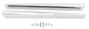 Grille Bar Set for 1964-1965 Ford Mustang w/o Fog Lamps - image 1