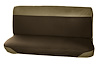 Bench Seat Upholstery for 1961-1966 Ford F-100/F-250/F-350 Standard Cab Truck [Palomino Montana, Chocolate Woven Cloth] - image 1