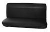 Bench Seat Upholstery for 1961-1966 Ford F-100/F-250/F-350 Standard Cab Truck [Black Montana, Ebony Woven Cloth] - image 1