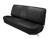 Bench Seat Upholstery for 1967-1972 Ford F-100/F-250/F-350 Standard Cab Truck [Black Oxen Grain] - image 1