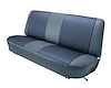 Bench Seat Upholstery for 1967-1972 Ford F-100/F-250/F-350 Standard Cab Truck [Medium Blue Madrid Grain, Royal Woven Cloth] - image 1