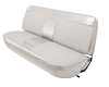 Front Bench Seat Upholstery for 1973-1979 Ford F-100/F-150/F-250/F-350 Standard/Crew Cab Truck [Off White Corinthian Vinyl] - image 1
