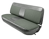 Front Bench Seat Upholstery for 1973-1979 Ford F-100/F-150/F-250/F-350 Truck [Gray Montana/Pewter Woven Cloth] - image 1