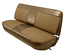 Front Bench Seat Upholstery for 1973-1979 Ford F-100/F-150/F-250/F-350 Truck [Saddle Sierra/Oak Woven Cloth] - image 1