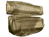 Front and Rear Bench Seat Upholstery Fits Select 1973-1986 Ford Truck Ext./Super Cab Truck [Palomino Sierra/Oak Cloth] - image 3