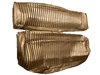 Front and Rear Bench Seat Upholstery Fits Select 1973-1986 Ford Truck Ext./Super Cab Truck [Saddle Sierra/Sahara Cloth] - image 2
