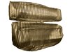 Front and Rear Bench Seat Upholstery Fits Select 1973-1986 Ford Truck Ext./Super Cab Truck [Palomino Sierra Grain Vinyl] - image 2