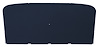 ABS Plastic Headliner for 1978-1979 Ford Bronco [Foambacked Corinthian Vinyl, Dark Blue] - image 1