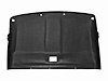 ABS Plastic Headliner for 1981-1996 Ford Bronco [Foambacked Cloth, Black] - image 1