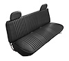 Bench Seat Upholstery for 1992-1996 Ford F-150/F-250/F-350 Standard Cab Truck [w/Head Rest Covers, Black Oxen Vinyl] - image 1