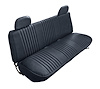Bench Seat Upholstery for 1992-1996 Ford F-150/F-250/F-350 Standard Cab Truck [w/Head Rest Covers, Dark Blue Oxen Vinyl] - image 1