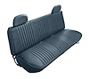 Bench Seat Upholstery for 1992-1996 Ford F-150/F-250/F-350 Standard Cab Truck [w/Head Rest Covers, Medium Blue Oxen Vinyl] - image 1