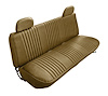 Bench Seat Upholstery for 1992-1996 Ford F-150/F-250/F-350 Standard Cab Truck [w/Head Rest Covers, Buckskin Oxen Vinyl] - image 1