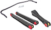 1964-67 GM A-Body Trailing Arm (Red) & Sway Bar Kit [12-Bolt] - image 1