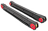 Rear Lower Trailing Arms Fits Select 1964-1972 Chevrolet, Buick, Oldsmobile, Pontiac Models [Red Polyurethane] - image 1