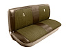 Bench Seat Upholstery for 1967-1972 Ford F-100/F-250/F-350 Standard Cab Truck [Saddle Oxen Grain, Palomino Madrid] - image 1